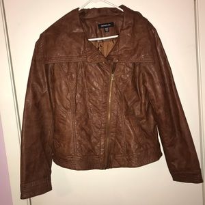 Leather jacket